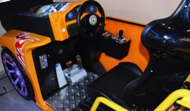 Hotselling Amusement Coin Operated Arcade 32LCD Initial D 5 Car Racing Video Simulator Game Machine For Sale