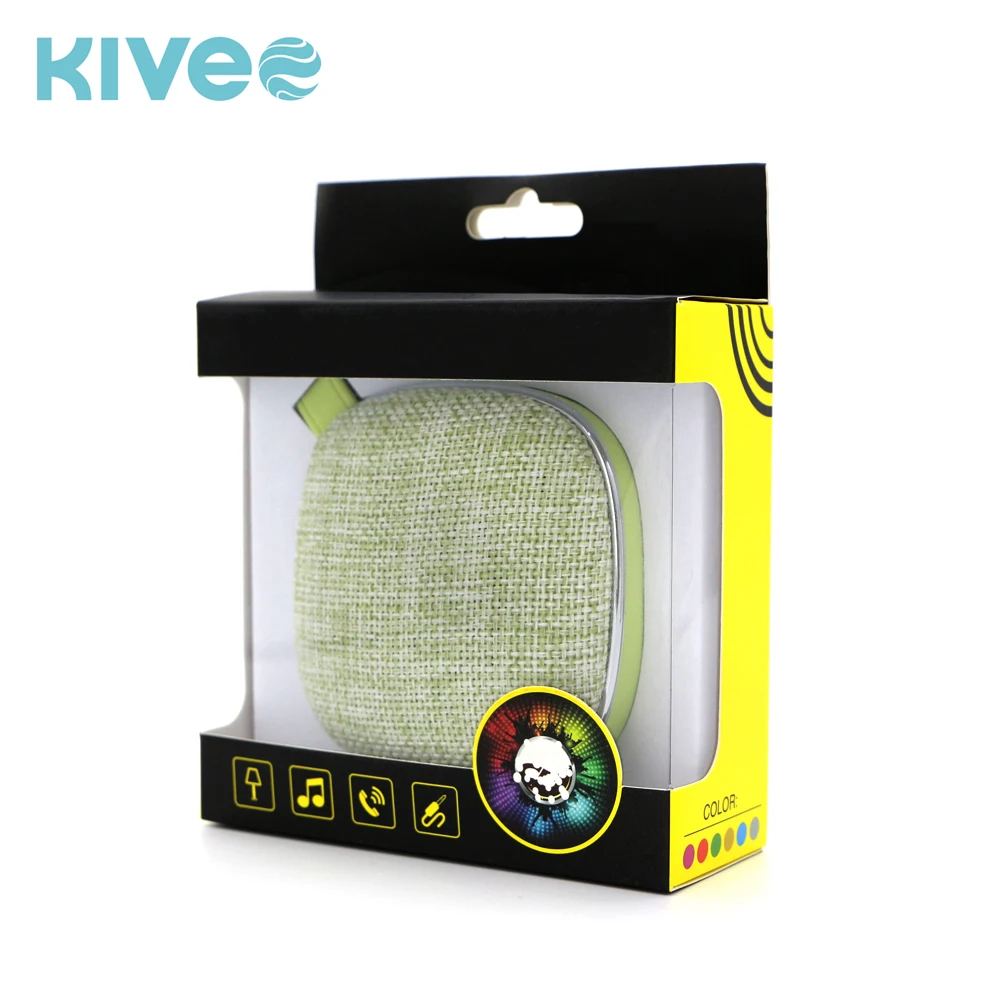 High quality sound Intelligent fabric wireless USB tiny BT 2.1 portable speaker mini