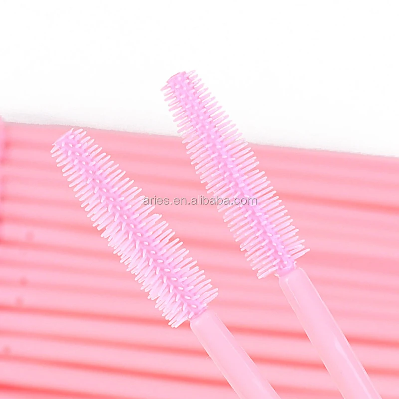 Disposable Silicone Mascara Brush Eyelash Curler Comb Eyelash Extension Applicator Wands 27 Color for Choose
