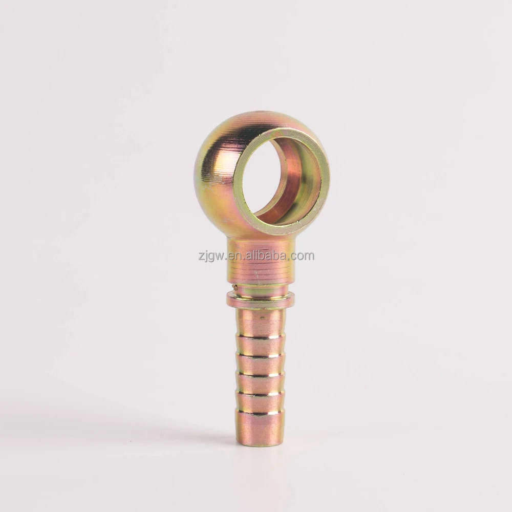 
Used in rubber hoses high pressure and high temperature metric hydraulic hose banjo fittings 