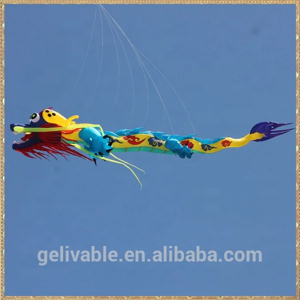 Chinese dragon kites from the kite factory