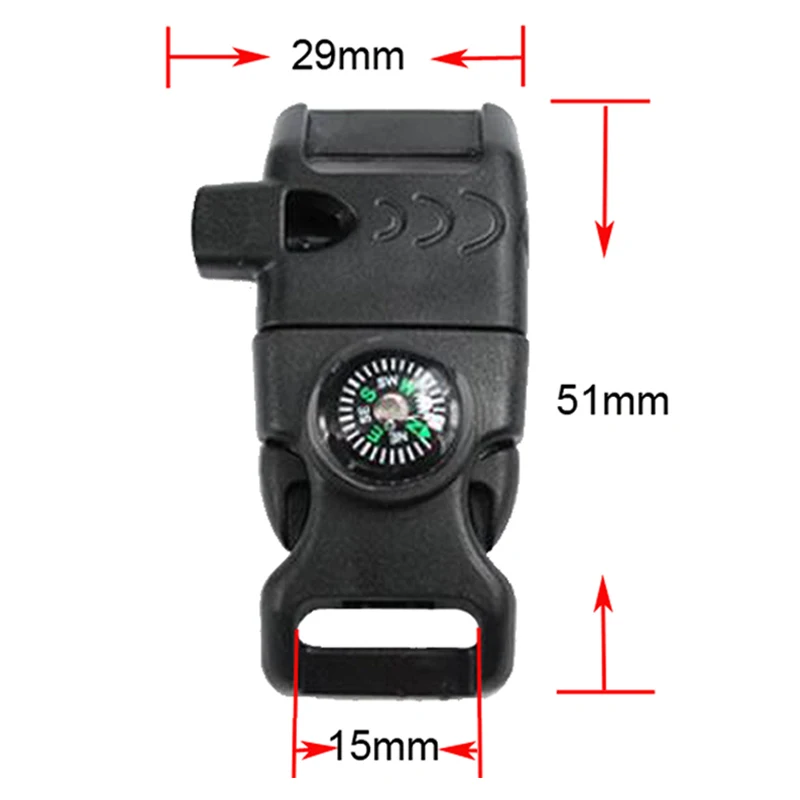 Wholesale Bushcraft Plastic Buckle,Quick Release Buckle,Tactical Paracord Buckle