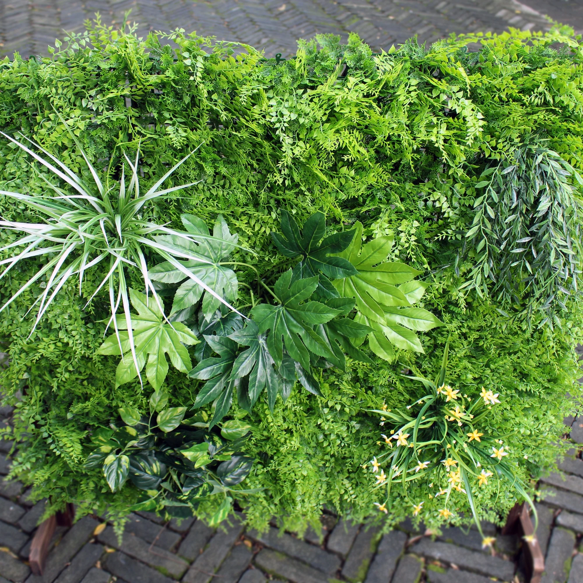 customized plastic fire retardant artificial foliage for outdoor