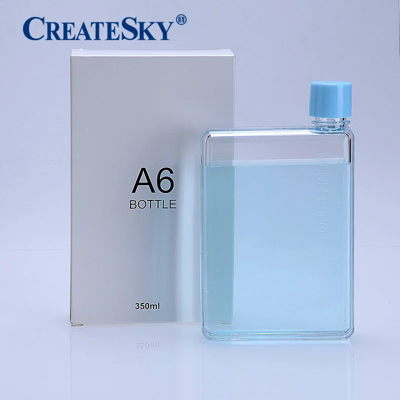 15 oz Newest Style Wholesale BPA Free Unique Plastic Customized Logo Graphic Hip Flask Wine Bottle Portable