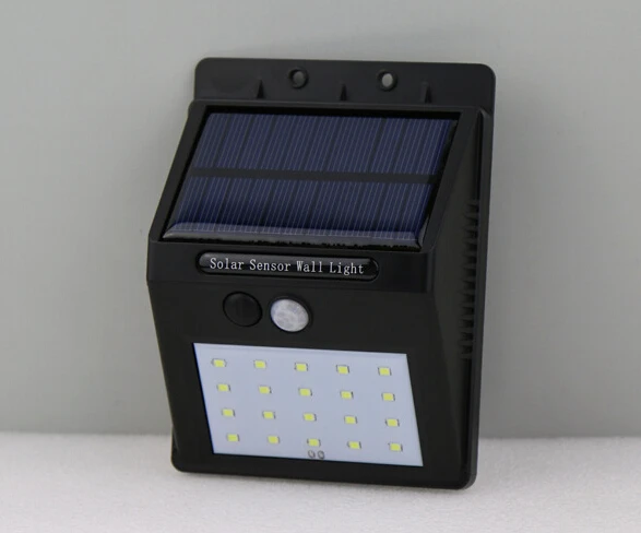 Energy saving wall mounted decorative solar sensor outdoor IP65 4 watt 5w 10w 15w led wall light factory sell