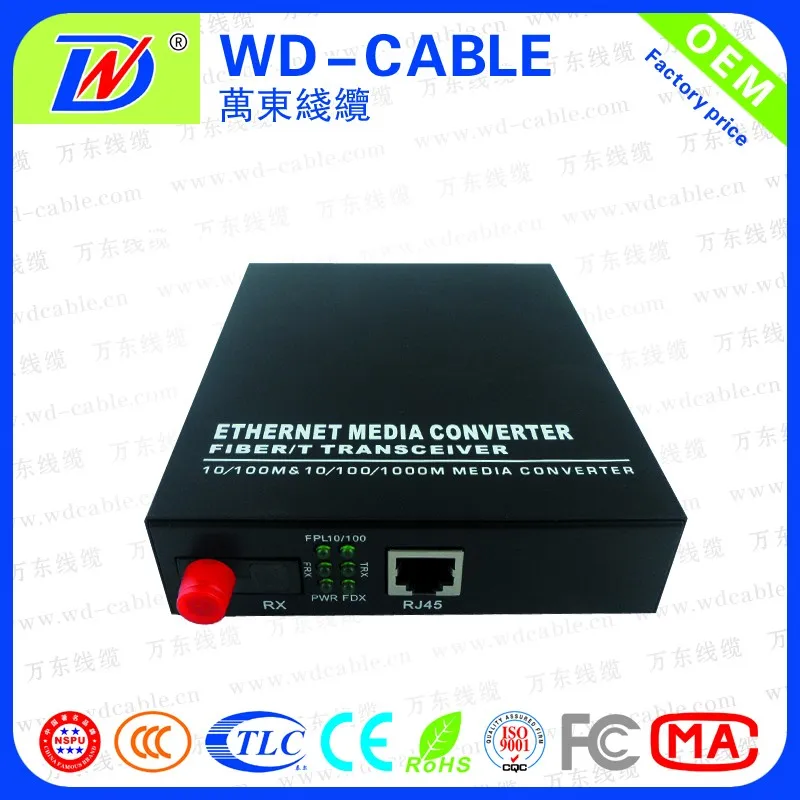 OEM 1 Channel Audio Video Data Fiber Optic Media Converter best price factory optical converter to rca