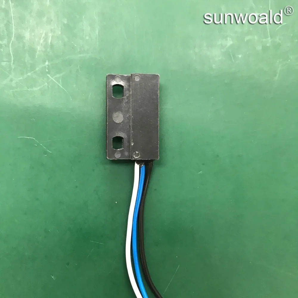 Sunwoald 3 wires CHANGE door alarm magnetic reed switch proximity sensor/ door contact switch L23xW14xH6mm