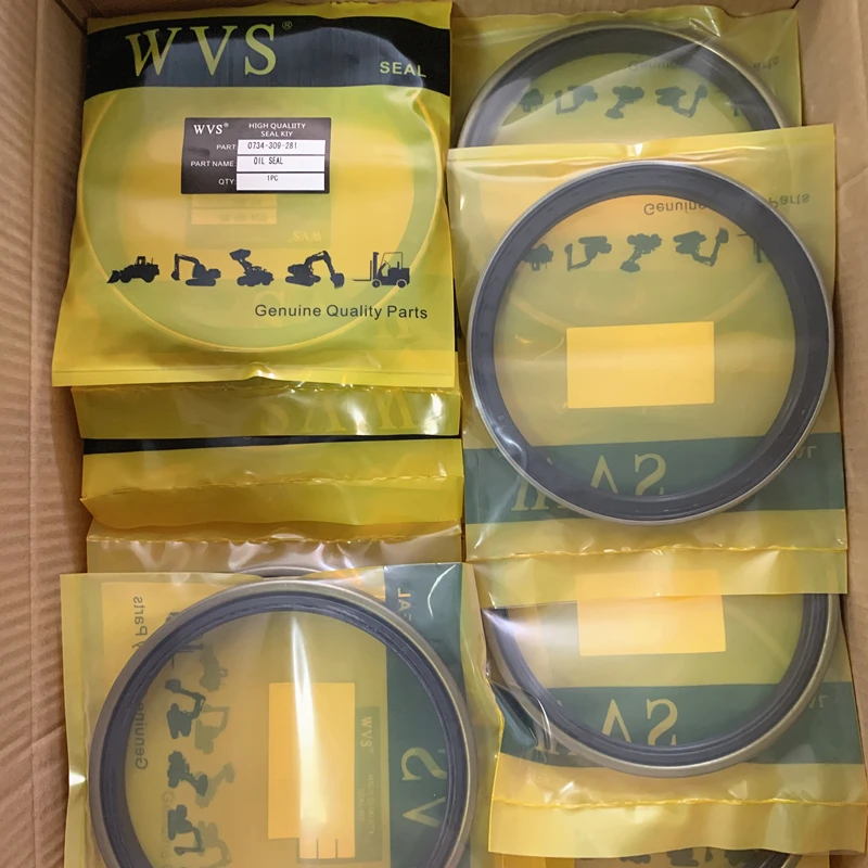 EXCAVATOR AXLE SHAFT SEAL ZGAQ-01266 0734-309-281 0734-309-401 FOR WHEEL EXCAVATOR R170W-7 R180W-9S R190W-9 R200W-7