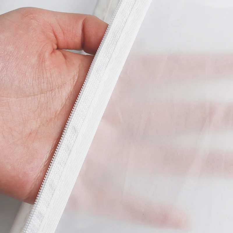 Amazon Hot Sale Foldable Suits and Dresses PEVA Transparent Dust Bag with Zipper