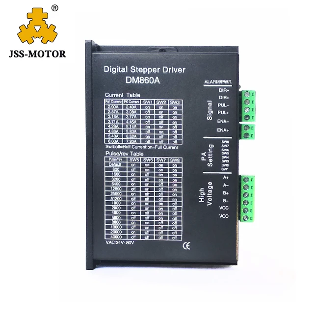 DM860A microstep digital stepper motor driver