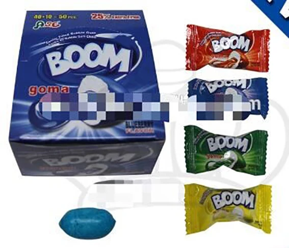 Жевательная резинка, заполненная в центре джема