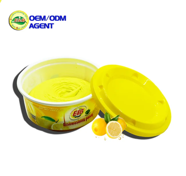 OEM Manufacturer Dishwashing paste Dish wash washing clean cleaning cake soap cream detergent in China