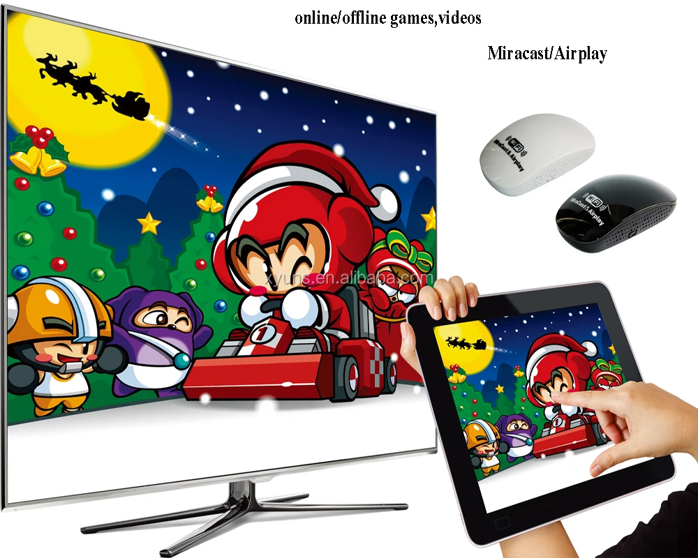 Дисплей WiFi акционер ключ Miracast трансляцию для сенсорного экрана
