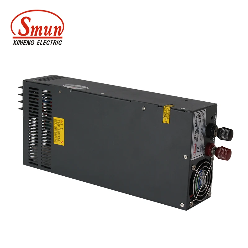SMUN S-800-48 800W 48V 17A DC Output Switching Mode Power Supply Non-Waterproof SMPS