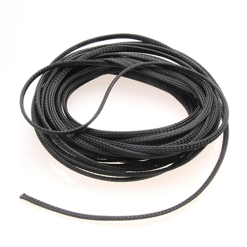 Urlwall 10M Insulation Braided Sleeve Tight PET Expandable Cable Sleeves Spiral Wrapping Wire Protection Sleeve