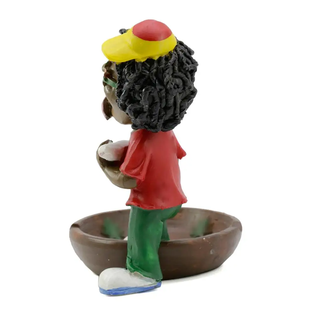 Mettle Cute Jamaica Resin Ashtray Creative Resin Ornaments