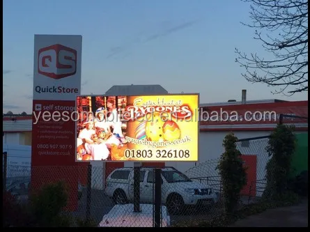 
Shanghai Yeeso trailer mounted led billboard,P4/P6/P8/P10 outdoor truck mounted led display, T5 