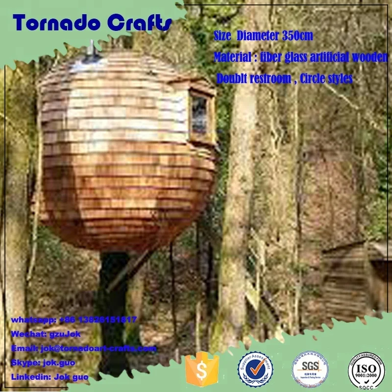 High-level design outdoor artificial tree house artistic circle artificial tree house