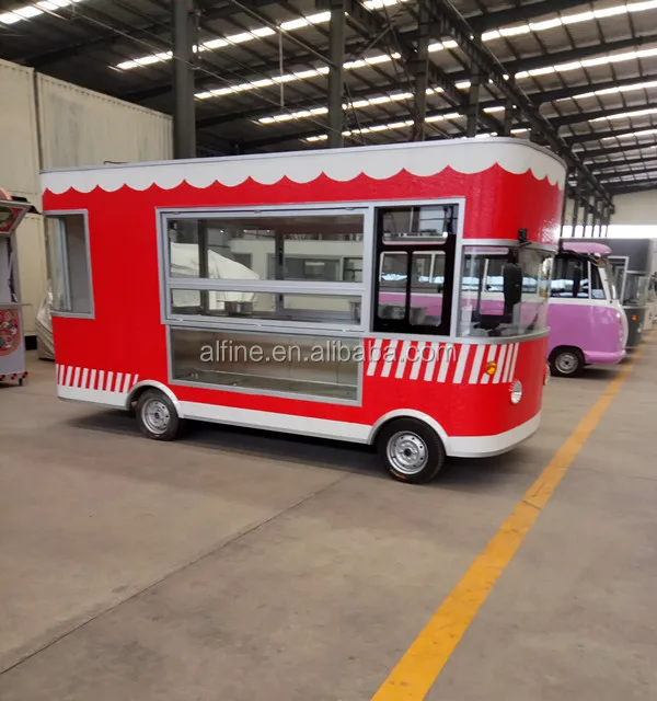 china electric practical mobile food truck