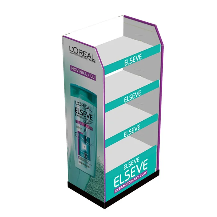 2024 HOT New Free New Custom Design High Quality Promotion Recyclable Haircare Holder Hand Display Shelves