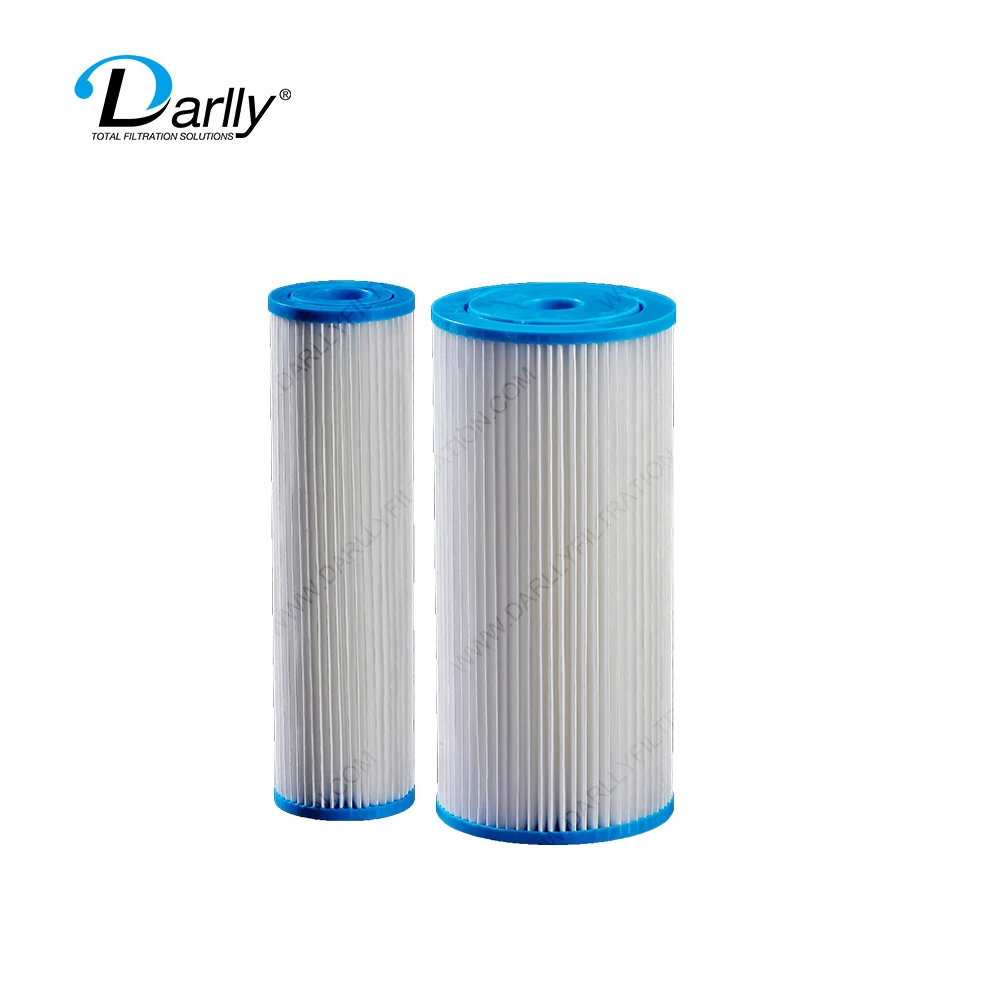 Китай 2022 новый дизайн Сменный фильтр для воды полиэфирные плиссированные фильтрующие картриджи продуктов питания и