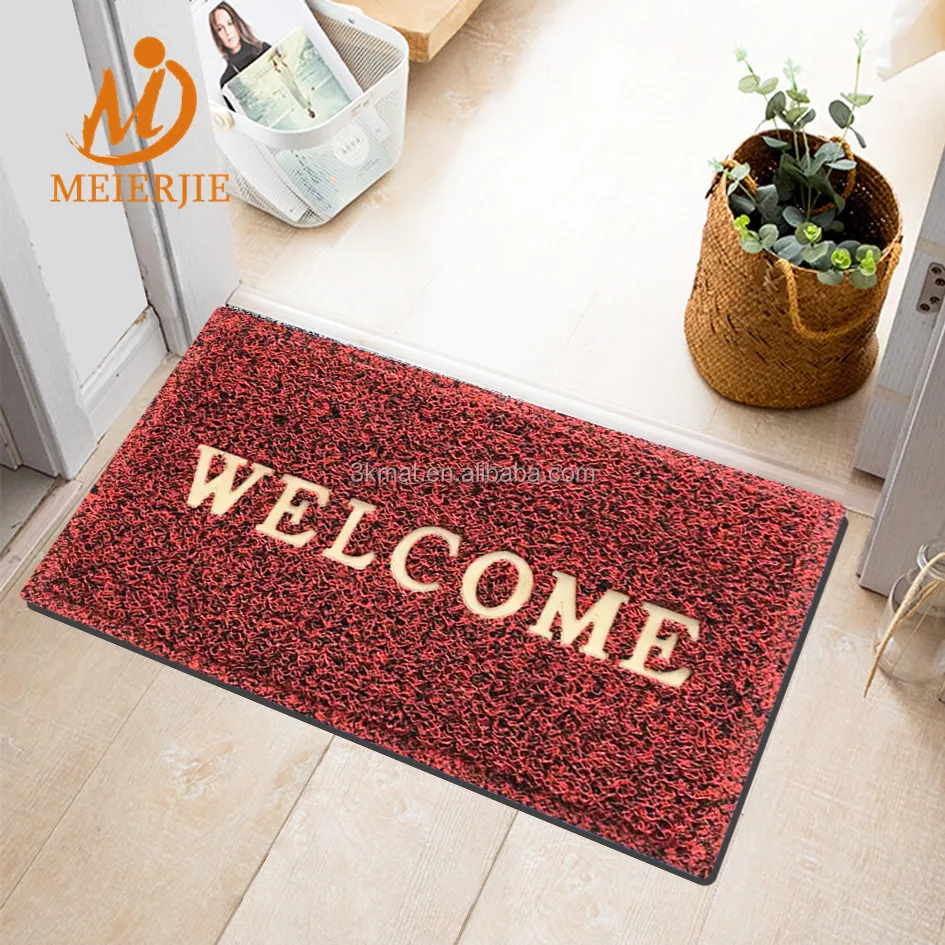 Noodle Coil Spaghetti non slip pvc door mat