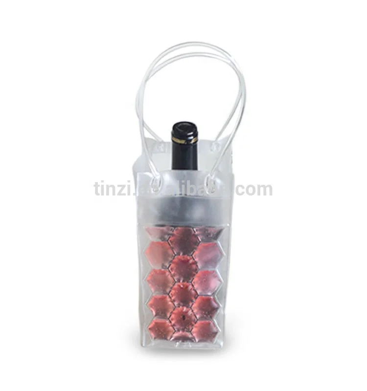 Freeze Gel Wine Cooler PVC Gel Bottle Chilling Bag