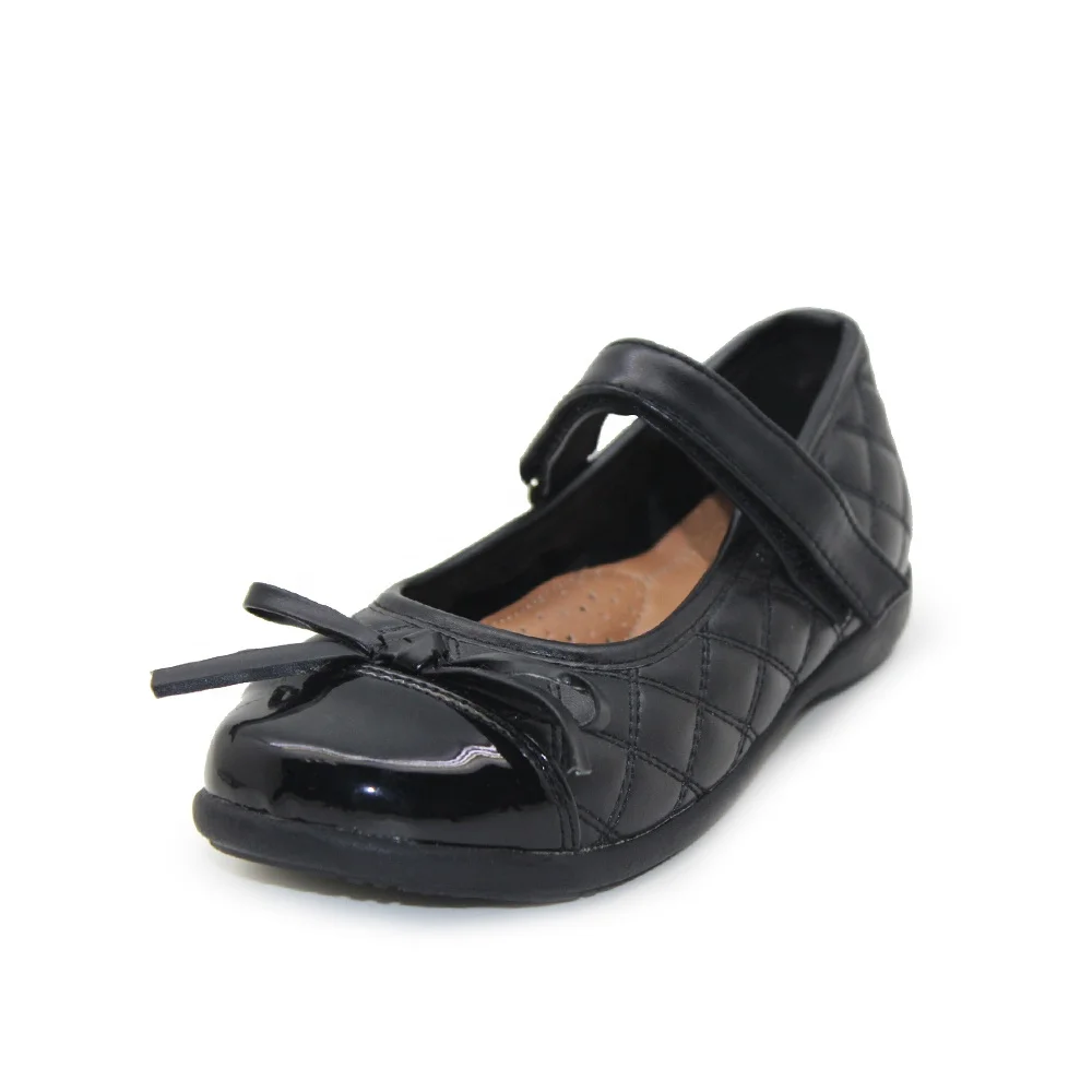 comfortable kids dress uniform school shoes black leather back to school shoes for girls