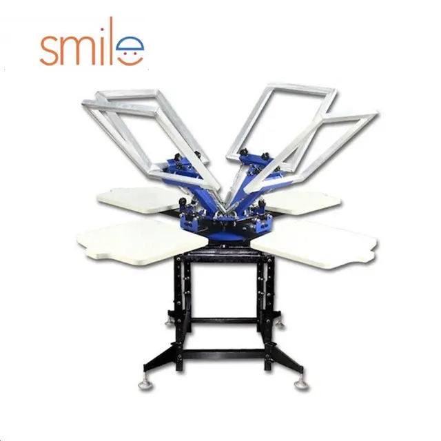 
Manual DIY Full set 6 color 6 station t-shirt Silk Screen Printing Machine kit with related equipment 