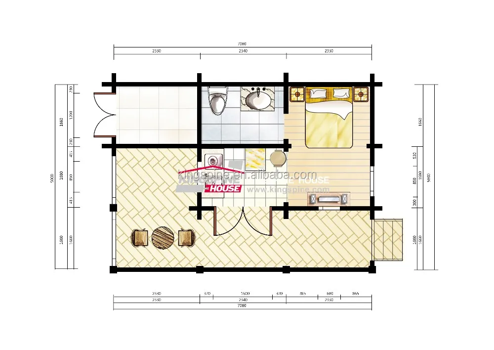 
new design cottage wooden hut log cabin 