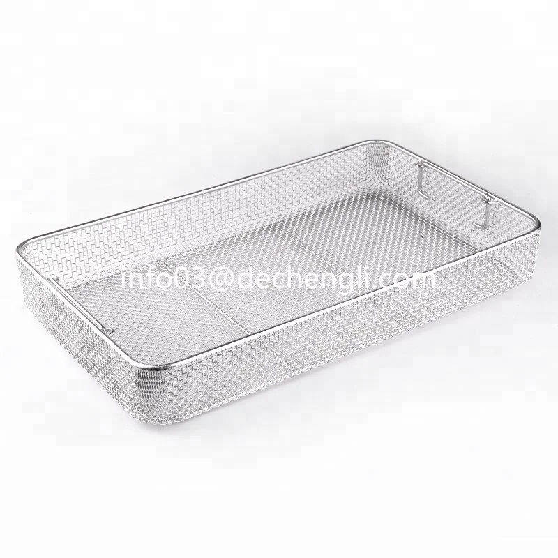 SS304 Wire Mesh Baskets/Medical disinfection frame