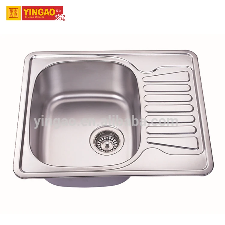 Заводская цена, кухонная раковина из нержавеющей стали с одной чашей и дренажной доской