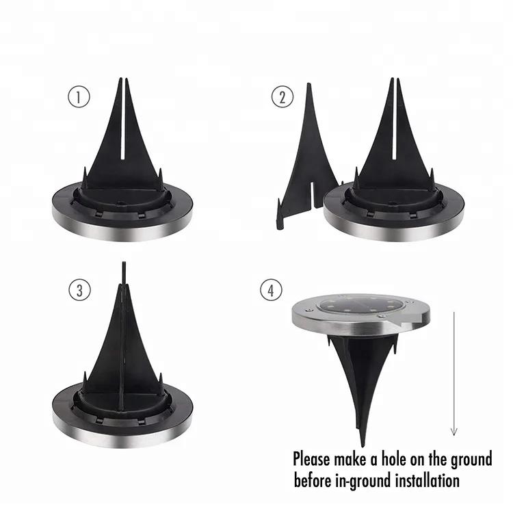 
Waterproof 4/8 LED disk light solar ground light solar garden light for Landscape Home Yard Driveway Lawn pathway 