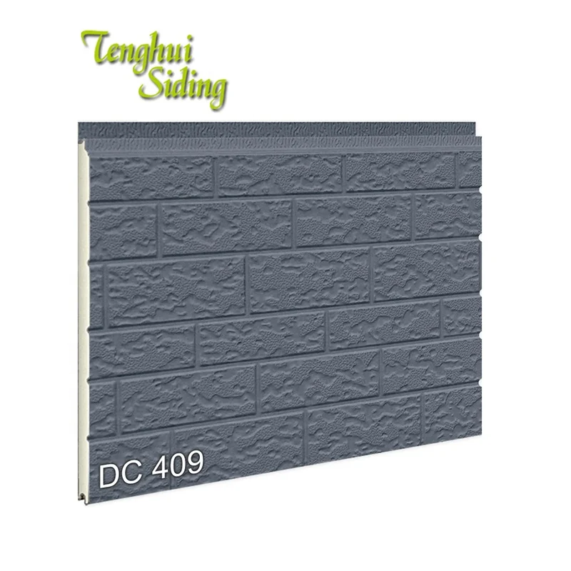 Fire retardant thermal insulation sound proof metal carved pu sandwich board