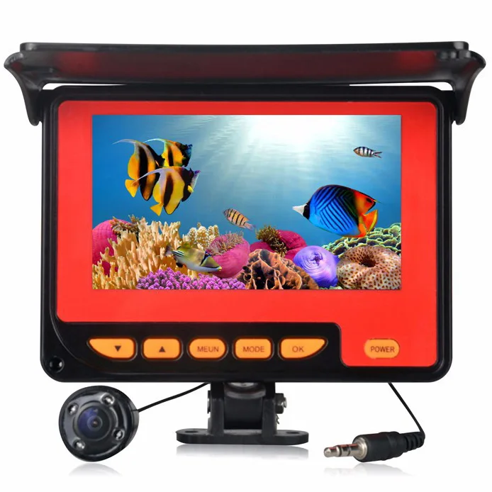 Low Power HD Waterproof 4.3 Inch Screen 20M Cable Underwater Fish Finder Video Camera With DVR Function