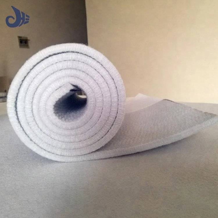 
Factory supply 10mm white layered fine quality ordinary needle punch polyester felt 