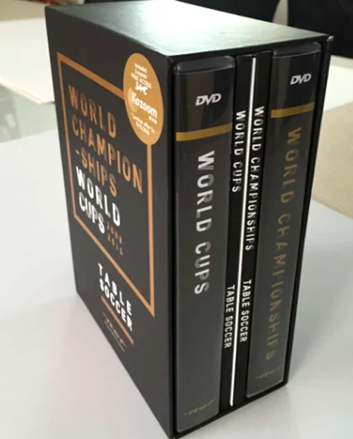 16pcs WORLD CUPS&WORLD CHAMPIONSHIPS DVD9 with books packaging in Display slipcase Box