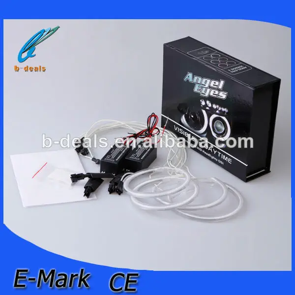 горячий продавать новый продукт 7000k ccfl глаза ангела для mazda 3, ccfl гало кольцах комплект для mazda 3 белого цвета