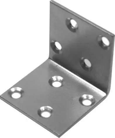Galvanized hardware aluminum 90 degree wall mountangle bracket
