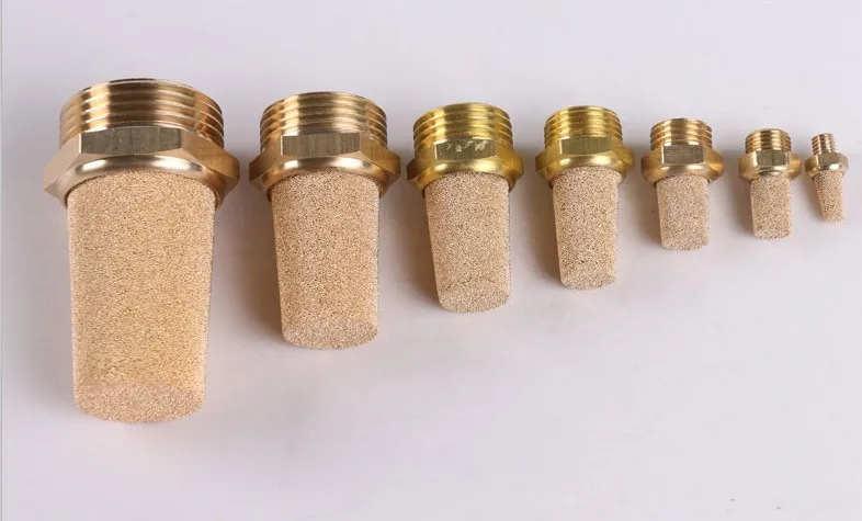 BSL01/02/03/04 латунный Пневматический Глушитель