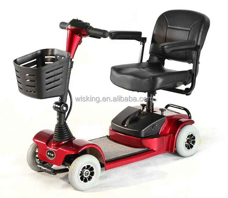 Folding mobility scooter for elderly foldable 4 wheels electric mobility scooters for disabled wisking 4024