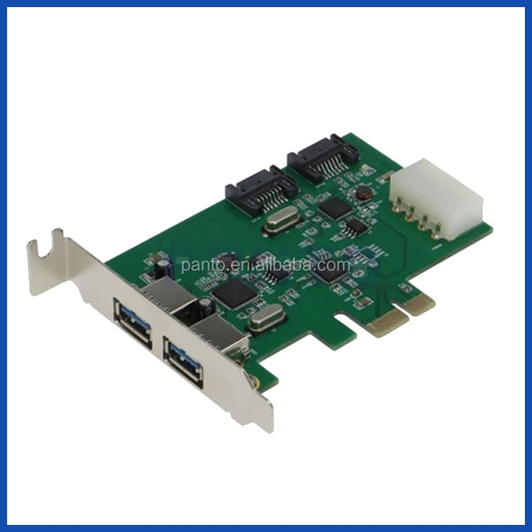 PCI-Express 2port USB 3.0 SATA RAID Converter Adapter Card