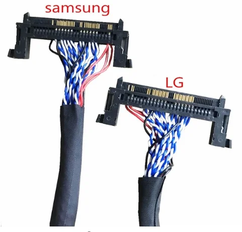 Оригинальный универсальный кабель LVDS 51 pin 2ch 8 bit для Samsung для ЖК-панели LG длина 45 см