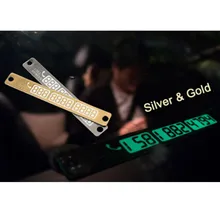 Car Temporary Parking Card Luminous Phone Number Card Plate For Kia Rio K2 Sportage Soul Mazda 3 6 Skoda Octavia A5 Accessories