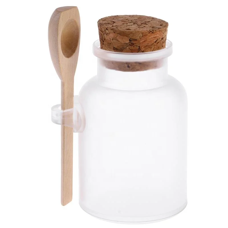 Free Sample 100ml 200g 300g 500g Seasoning Sauce Dressing Cruet Powder Plastic Bath Salt Jar