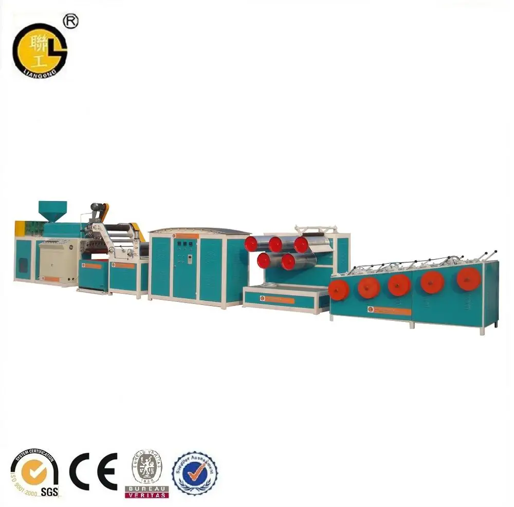 Tearing Film pp fiber production line for pp split film extruding making machine