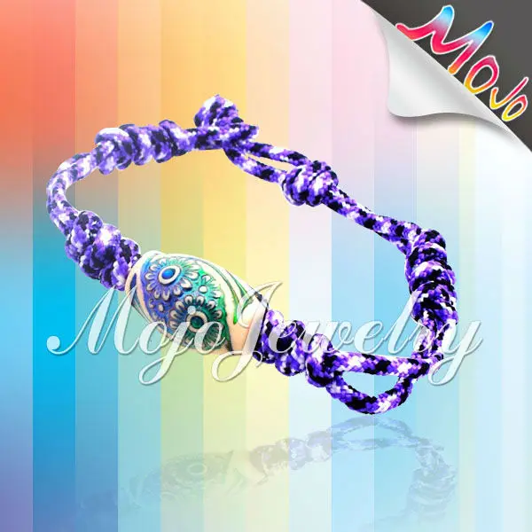 Готическая лолита настроение Beaed Paracord браслет