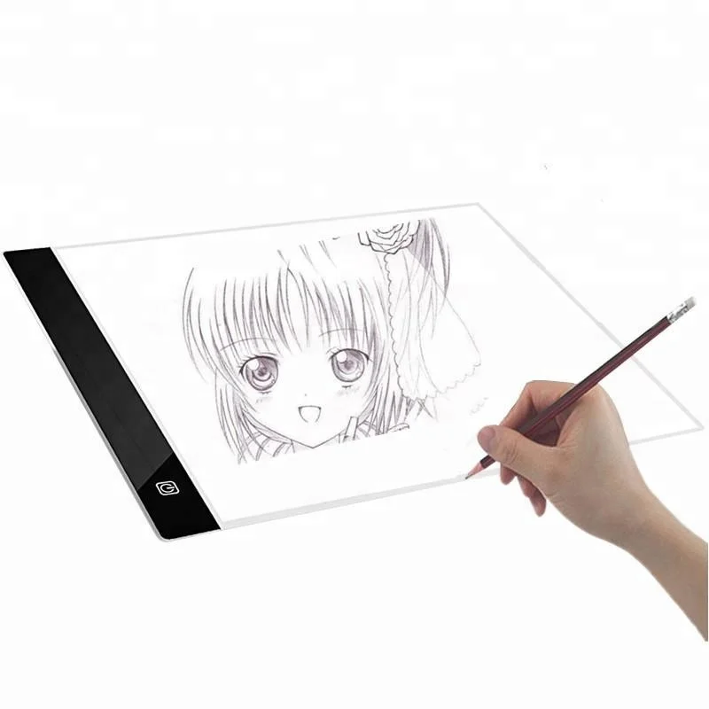 
A4 Led Acrylic Writing Board Tracing Lightbox for Animation Drawing 