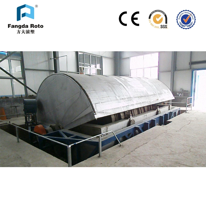 PE LDPE Fangda Roto Plastic Boat Fishing Kayak  Making Machine Rocking Oven Machine Plastic Rotomolding Machine for Kayak