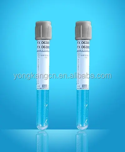 
Glucose tubes(sodium fluoride EDTA/sodium fluoride potassium oxalate) 